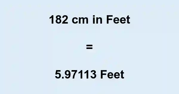 182 cm in Feet: Simple Guide and Global Height Comparisons