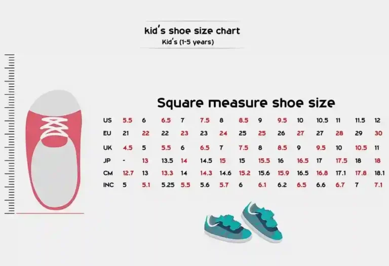 Baby Shoe Size Chart: Guide for Parents