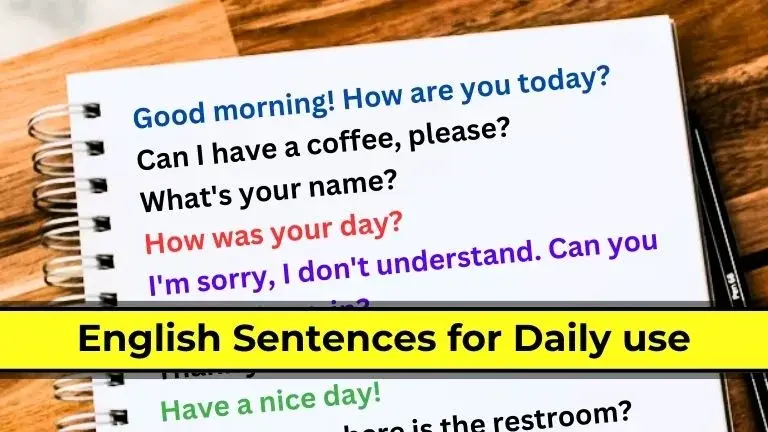 1000 English Sentences Used in Daily Life: Boost Your Fluency