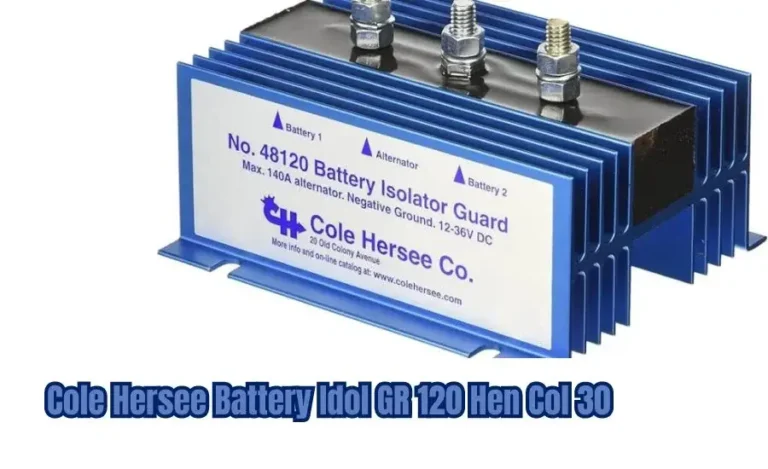 Cole Hersee Battery Idol GR 120 HEN COL 30: Battery Efficiency