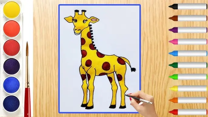 Drawing:bkjikold4xi= giraffe: Blending Art & Digital Innovation