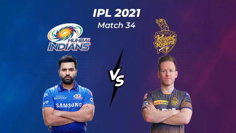 Kolkata Knight Riders vs Mumbai Indians Timeline